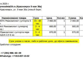 ремкомплект