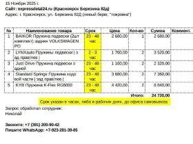 пружина подвески