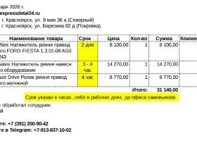 Натяжитель ремня генератора